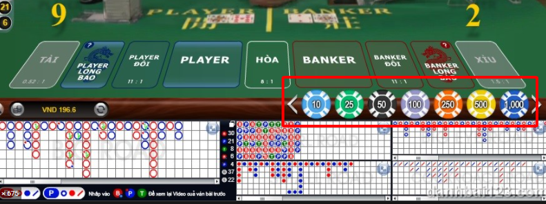 Chơi Baccarat trực tuyến kiếm tiền thật tại hi88