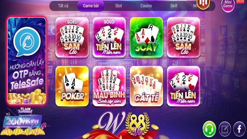 Hướng dẫn cách chơi game bài Win88