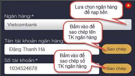 Hướng dẫn nạp tiền Hi88 Casino