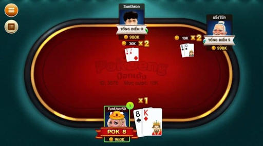 Pok-Deng game tại thabet