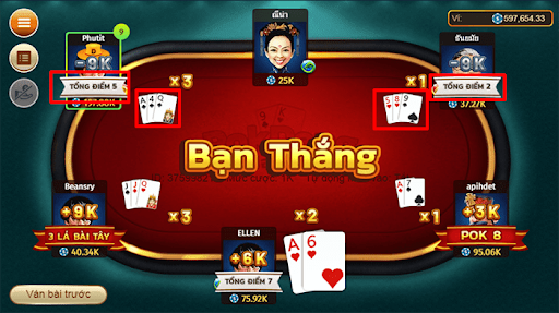 Pok-Deng game tại thabet